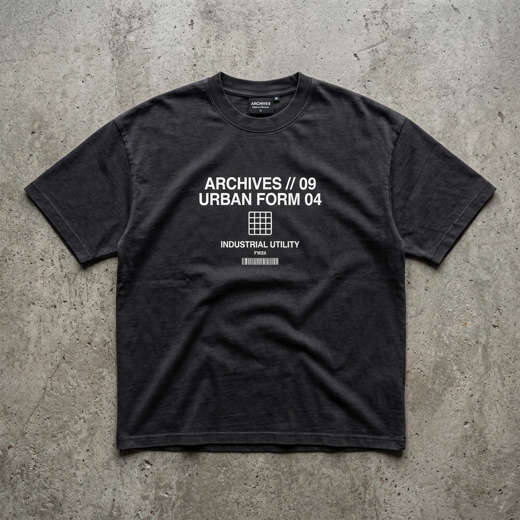 Industrial Heavy Tee Front