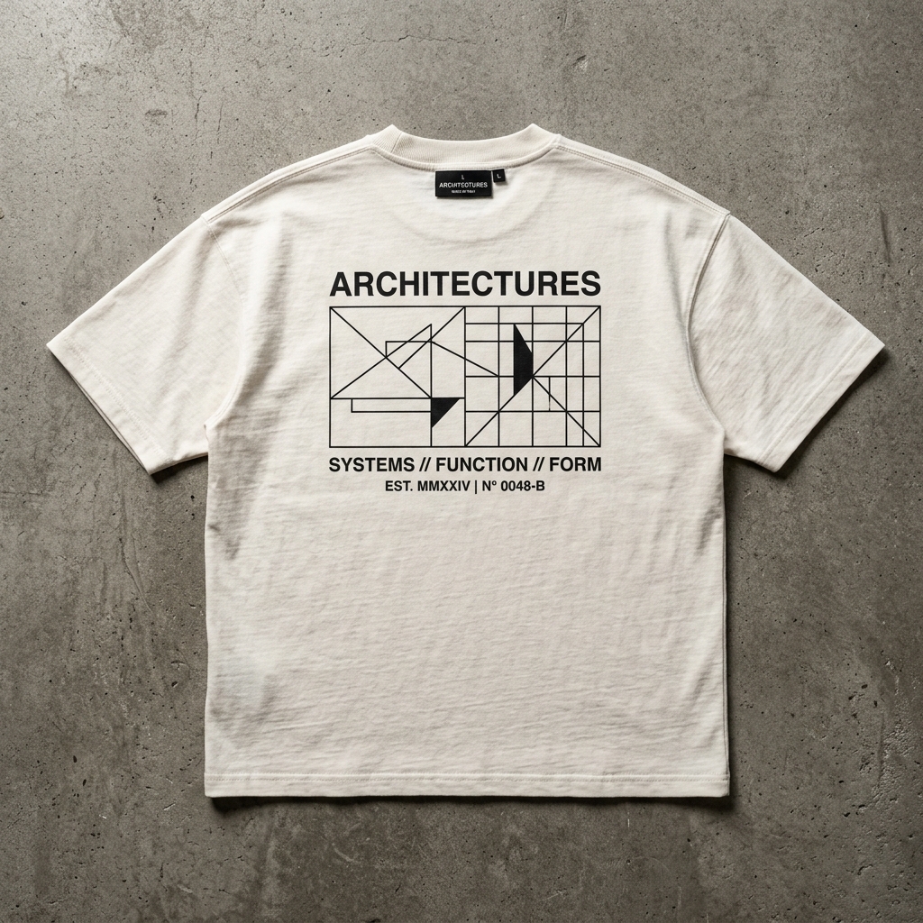 Minimal Logo Tee Back